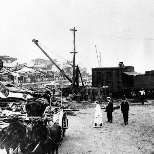 La explosión de Black Tom en 1916, Nueva York (una vida pasada de Natalia)